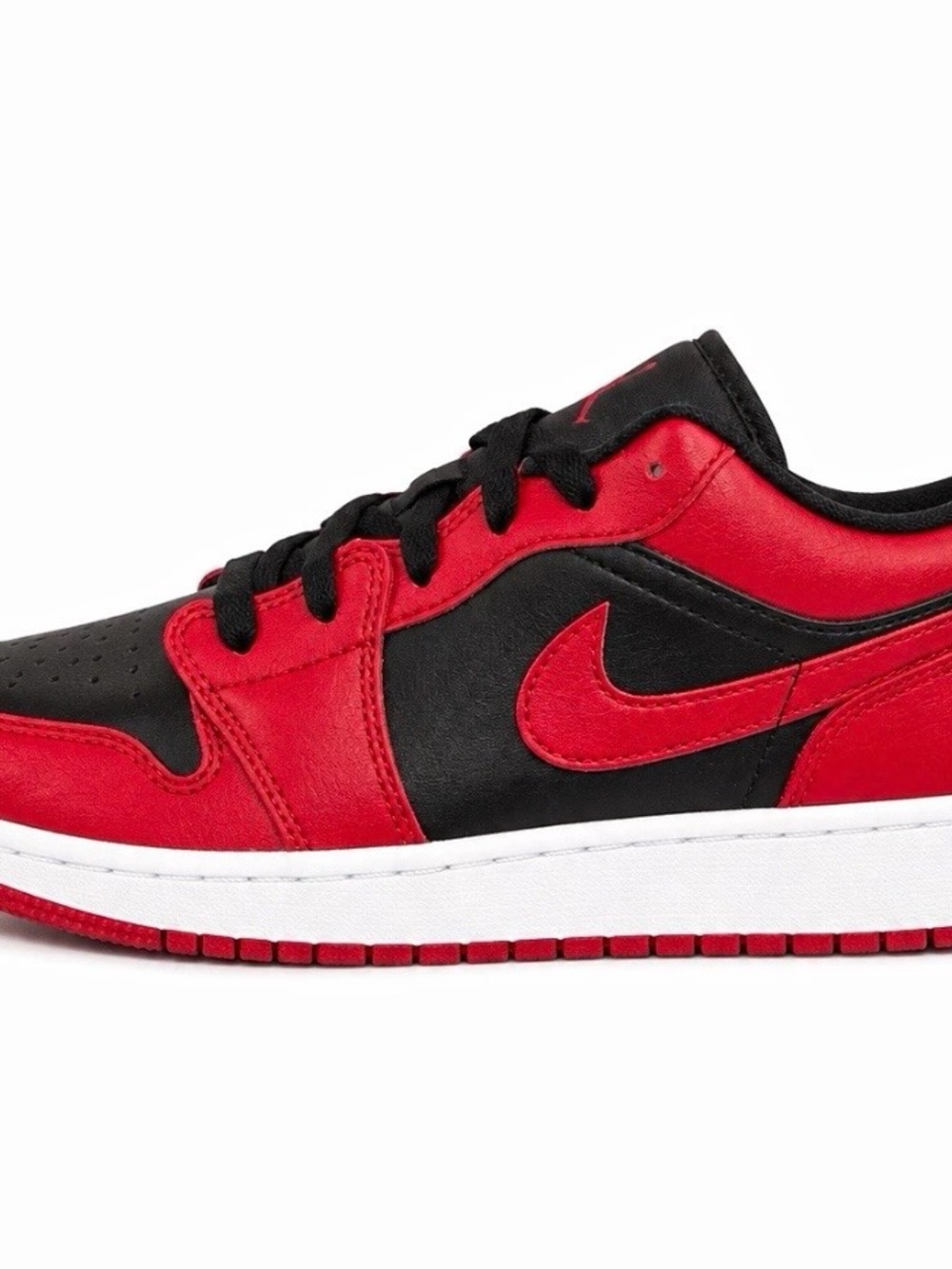 Air Jordan 1 Low GS Reverse Bred Kids 5.5Y Red Black 553560-606 New in Box